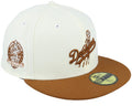 Los Angeles Dodgers 59FIFTY Weekend Smores Chrome/Brown Fitted