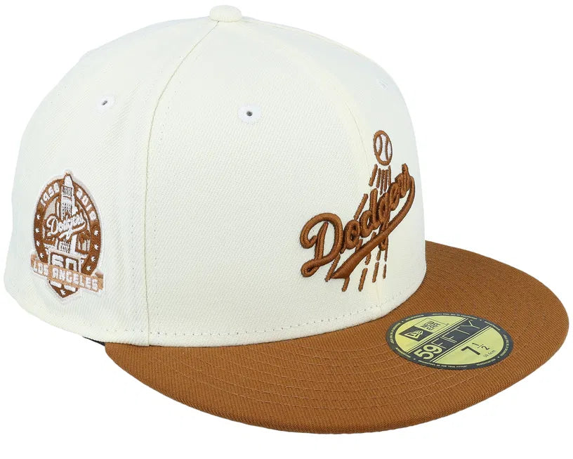 Los Angeles Dodgers 59FIFTY Weekend Smores Chrome/Brown Fitted