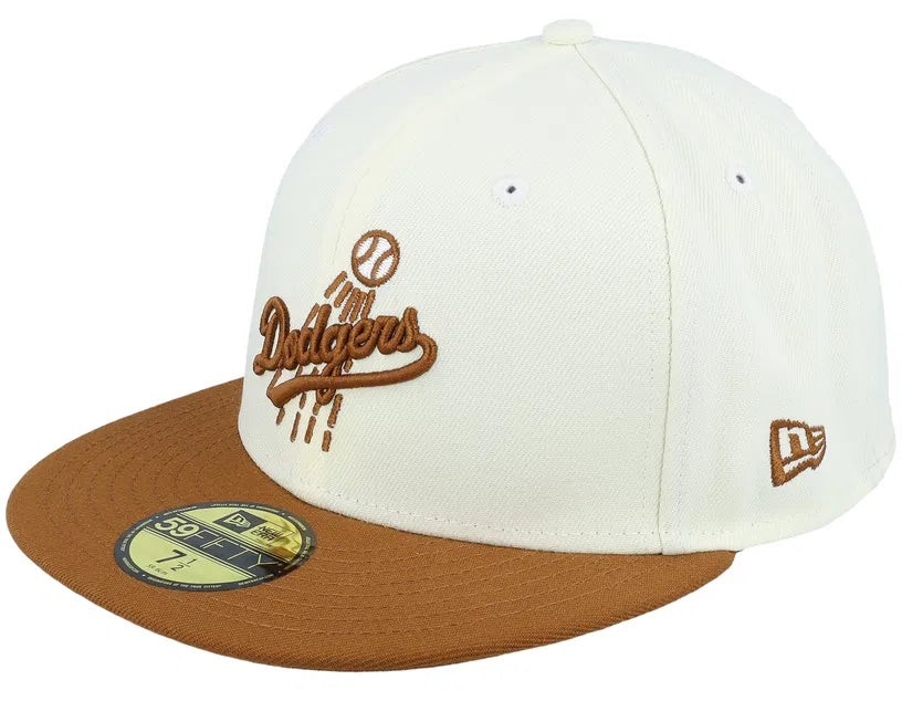 Los Angeles Dodgers 59FIFTY Weekend Smores Chrome/Brown Fitted