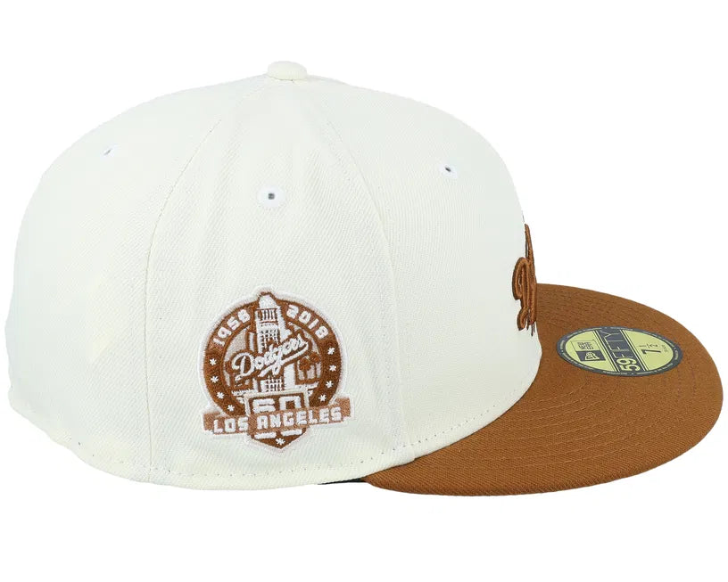 Los Angeles Dodgers 59FIFTY Weekend Smores Chrome/Brown Fitted