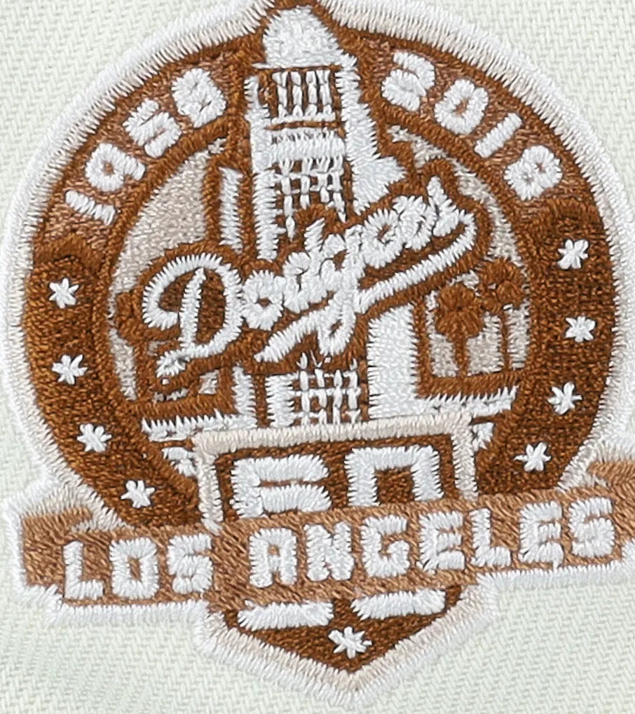 Los Angeles Dodgers 59FIFTY Weekend Smores Chrome/Brown Fitted